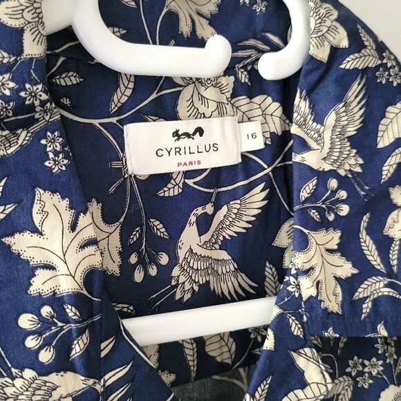CYRILLUS Paris Boy's Print Shirt /12~ 16 years - Picture 2 of 5